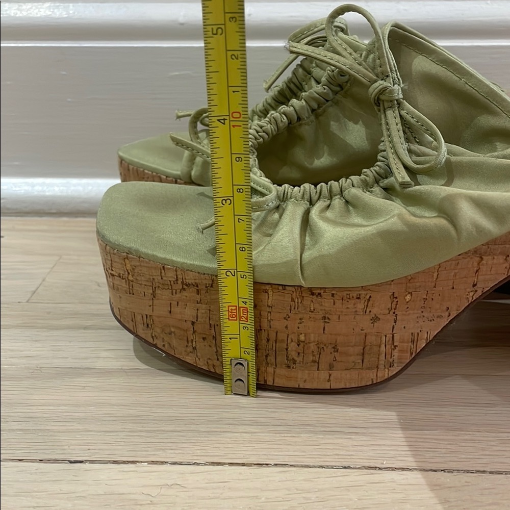 Sam Edelman Green Wedge Sandals - Picture 10 of 10